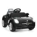 Kids Remote Control Ride-On Car with MP3 Player Black Mercedes-Benz SLS Model Magic Cars 1