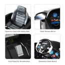 Kids Remote Control Ride-On Car with MP3 Player Black Mercedes-Benz SLS Model Magic Cars 3