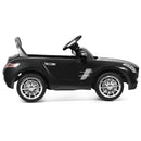 Kids Remote Control Ride-On Car with MP3 Player Black Mercedes-Benz SLS Model Magic Cars 6