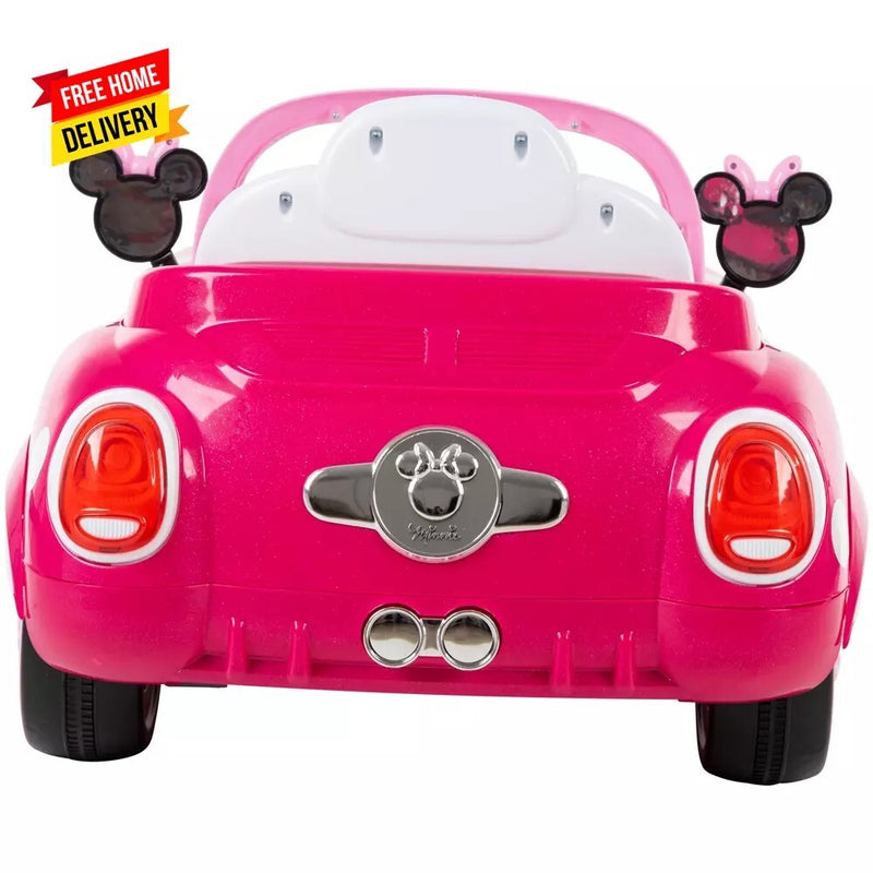 Minnie Mouse 6V Battery-Powered Ride-On Car for Kids Ages 3+ Magic Cars 10