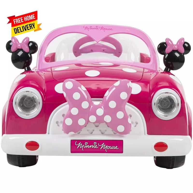 Minnie Mouse 6V Battery-Powered Ride-On Car for Kids Ages 3+ Magic Cars 5