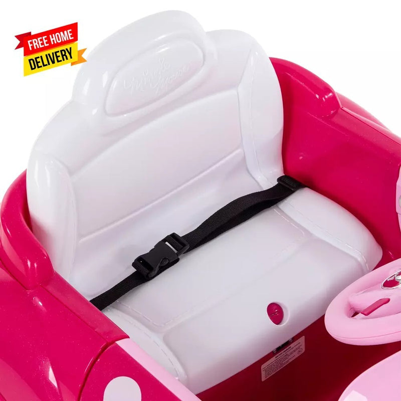 Minnie Mouse 6V Battery-Powered Ride-On Car for Kids Ages 3+ Magic Cars 7