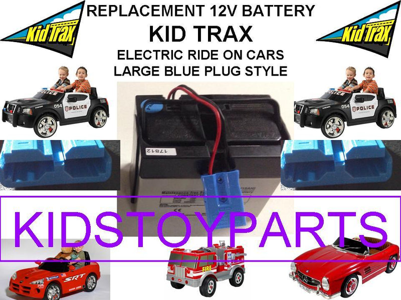 OEM Replacement 12-Volt Rechargeable Battery with Harness for Kid Trax Vehicles Magic Cars Variant 0
