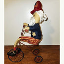 12-Inch Patriotic Santa Man on Rolling Bike Toy with Wheels Magic Cars 2