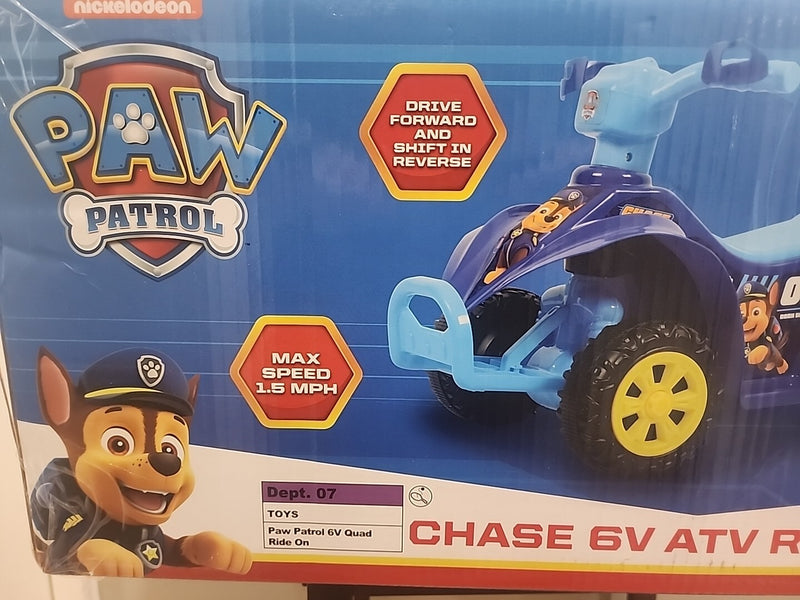 Paw Patrol Chase 6V Quad Ride-On Toy for Kids Ages 2-6 - Powerful and Safe Magic Cars 5