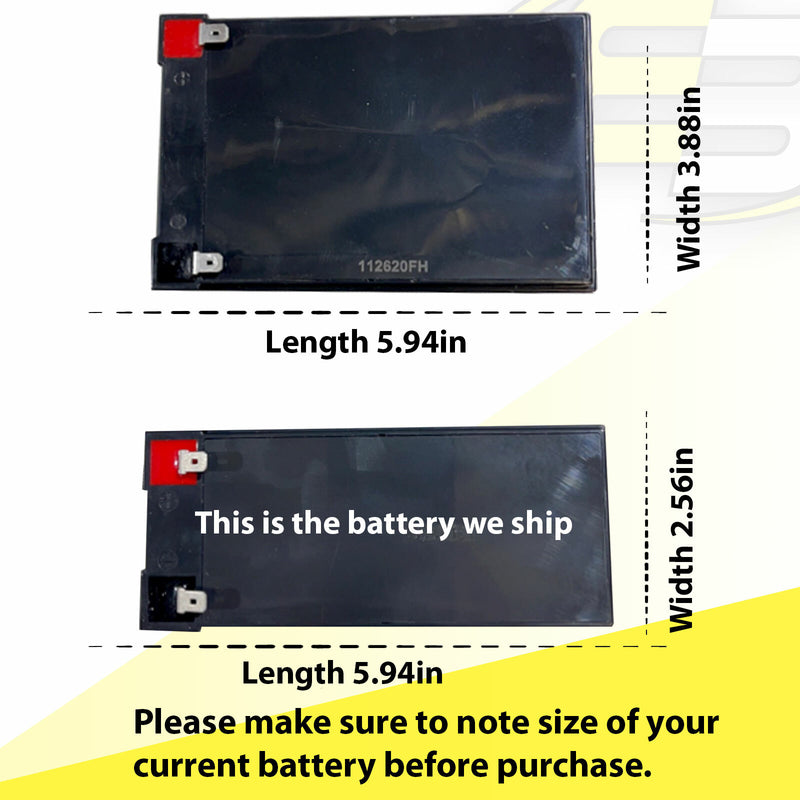 Slim 12V 7-8Ah Replacement Battery for Polaris and Craftsman Ride-On Toys Magic Cars 1