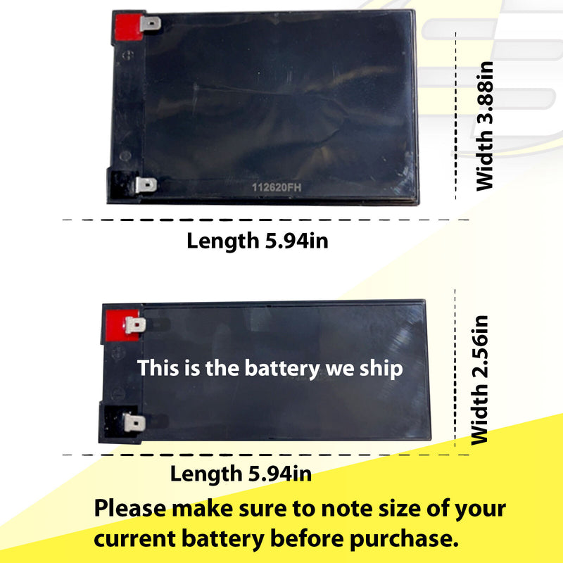12 Volt 7-8Ah Slim Replacement Battery for Peg Perego Craftsman ATV Magic Cars 1