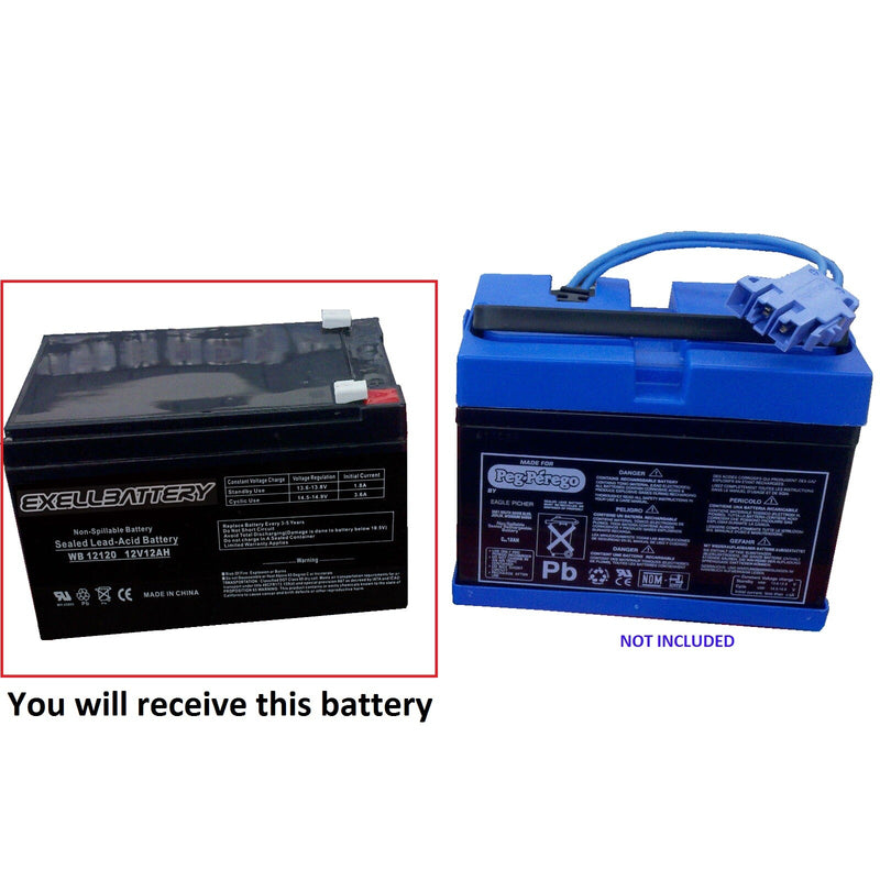 12V Replacement Battery for Kids Ride-On Polaris Outlaw RZR and John Deere Loader Magic Cars 0