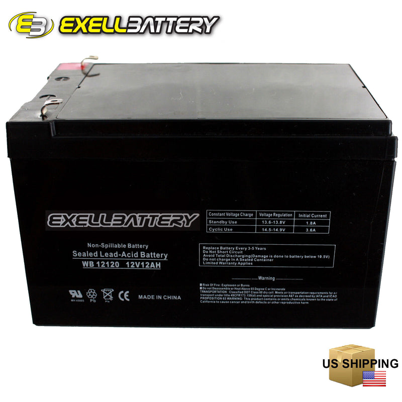 12V Replacement Battery for Kids Ride-On Polaris Outlaw RZR and John Deere Loader Magic Cars 1