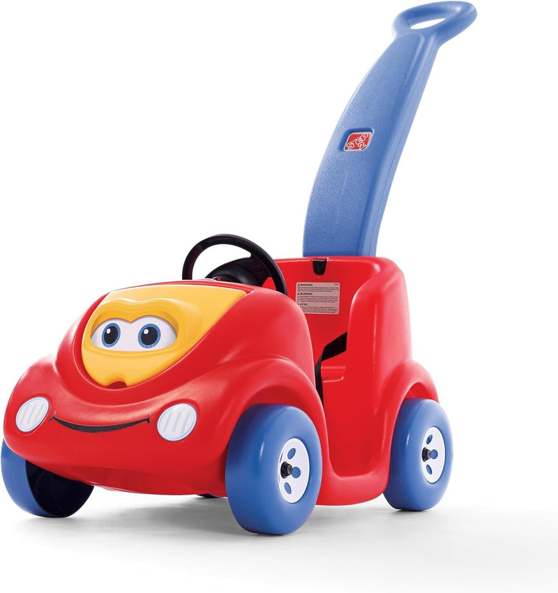 Pink Ride-On Push Buggy Car for Kids with Seat Belt and Horn, Supports up to 50 lbs Magic Cars 0