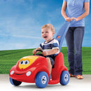 Pink Ride-On Push Buggy Car for Kids with Seat Belt and Horn, Supports up to 50 lbs Magic Cars 3