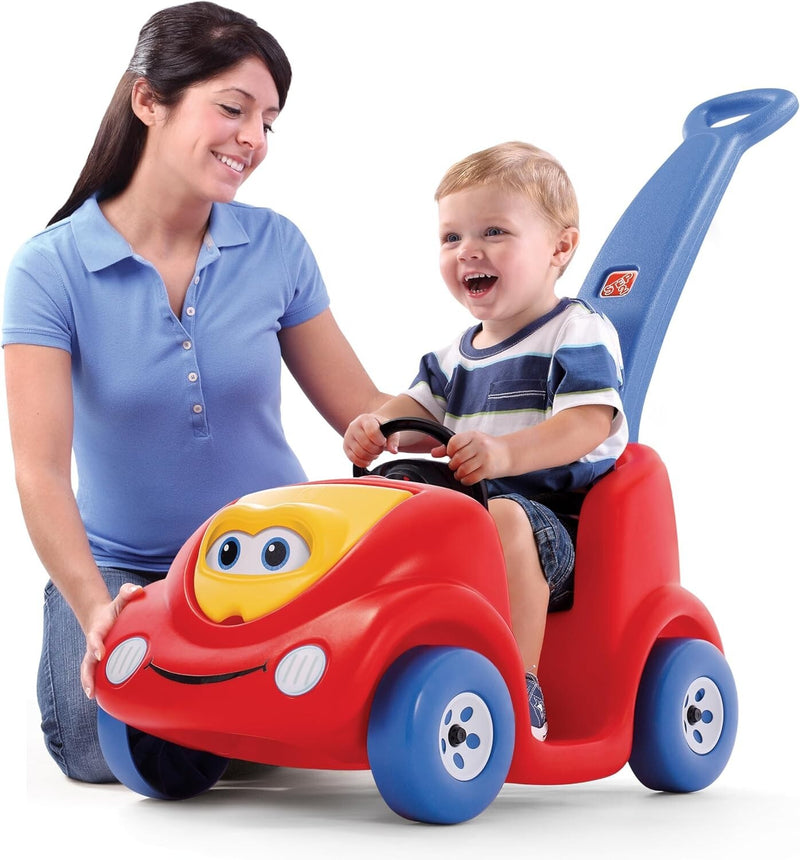Pink Ride-On Push Buggy Car for Kids with Seat Belt and Horn, Supports up to 50 lbs Magic Cars 5