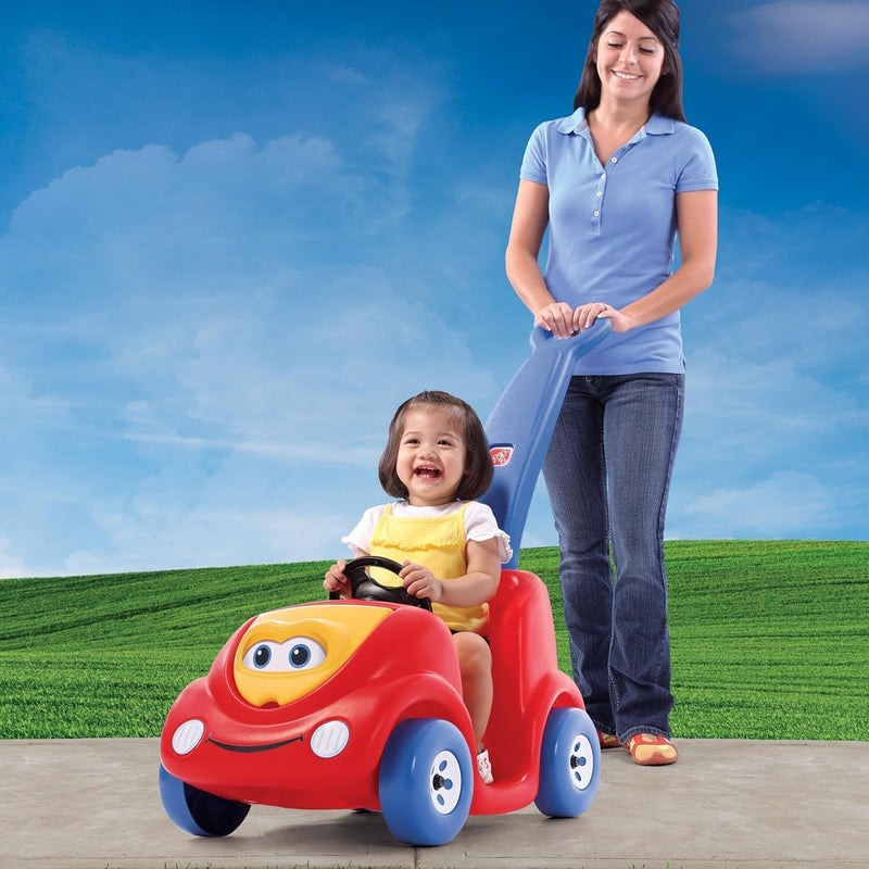 Pink Ride-On Push Buggy Car for Kids with Seat Belt and Horn, Supports up to 50 lbs Magic Cars 6