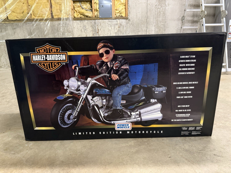 Kids Electric Harley Davidson Motorcycle Toy with Hot Wheels Features Magic Cars 0