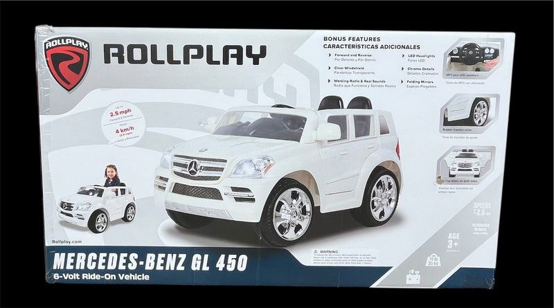 Rollplay 6V Mercedes-Benz GL450 SUV Powered Ride-On with Music Magic Cars 1