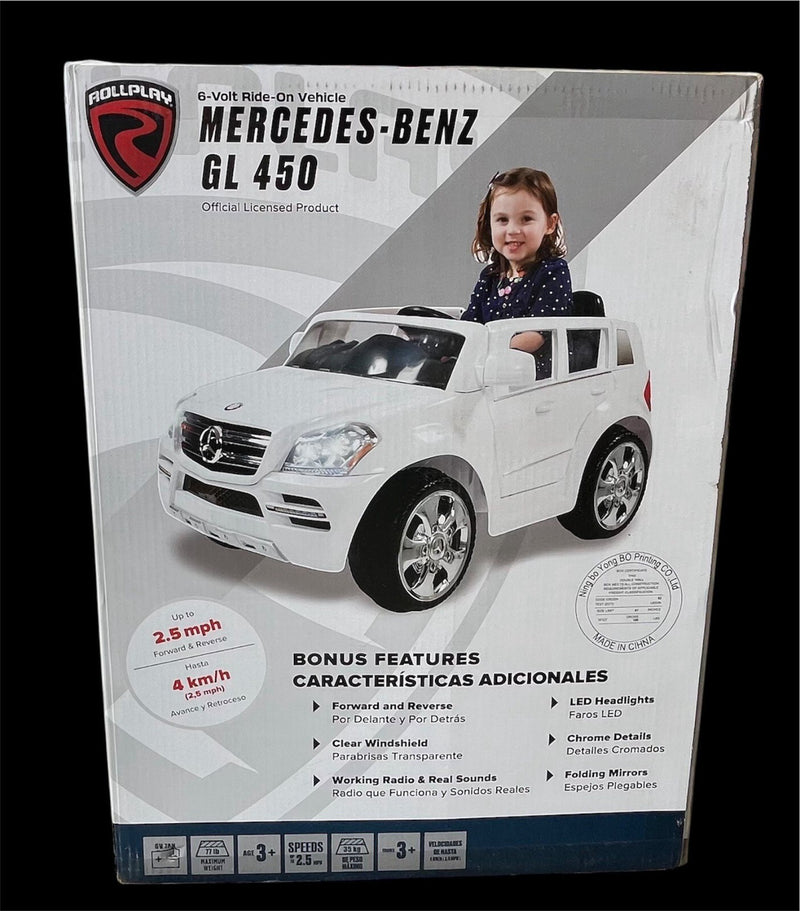 Rollplay 6V Mercedes-Benz GL450 SUV Powered Ride-On with Music Magic Cars 2