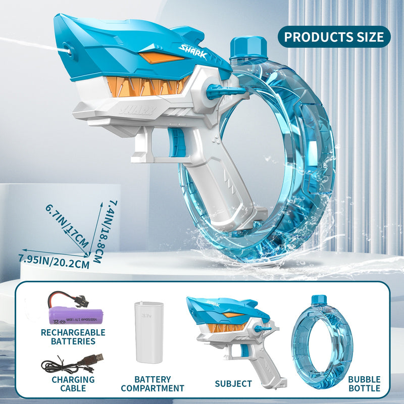 Electric Shark Water Gun Toy Fully Automatic Continuous Fire Large Capacity Magic Cars 0