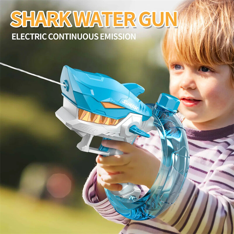 Electric Shark Water Gun Toy Fully Automatic Continuous Fire Large Capacity Magic Cars 2