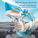 Electric Shark Water Gun Toy Fully Automatic Continuous Fire Large Capacity Magic Cars 4