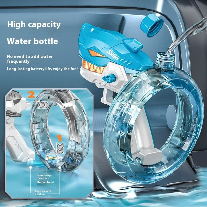 Electric Shark Water Gun Toy Fully Automatic Continuous Fire Large Capacity Magic Cars 5