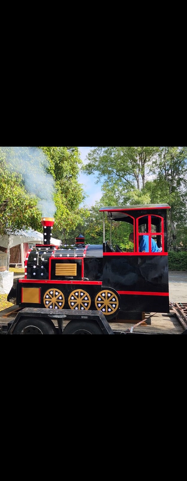 Trackless Train Ride-On Toy for Kids Magic Cars 2
