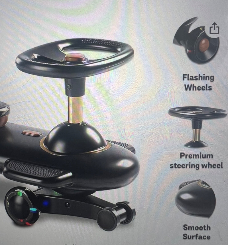 Wiggle Car Kids Swing with LED Wheels and Battery-Free Movement Magic Cars 2