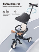 TR009 Versatile 6-in-1 Tricycle for Ages 1-3 Magic Cars 2