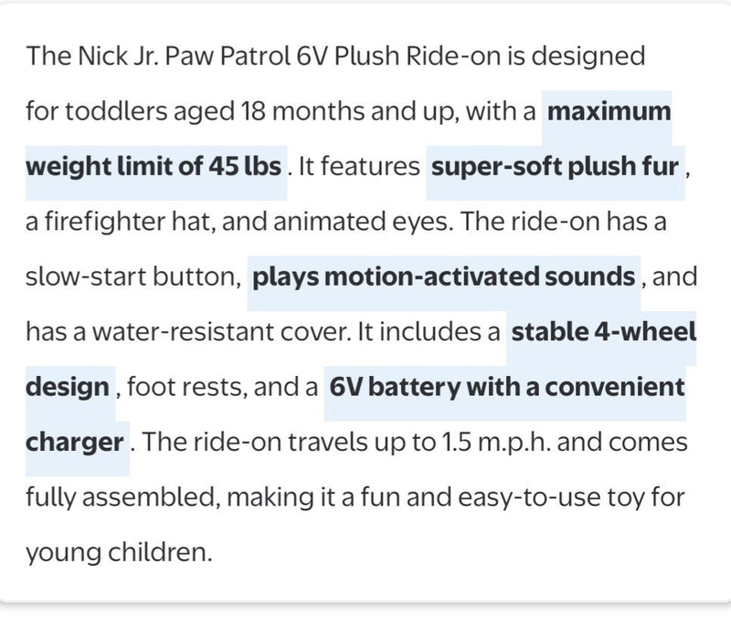 Paw Patrol Marshall 6V Deluxe Ride-On Vehicle – Rare Model, Works Without Charger Magic Cars 12