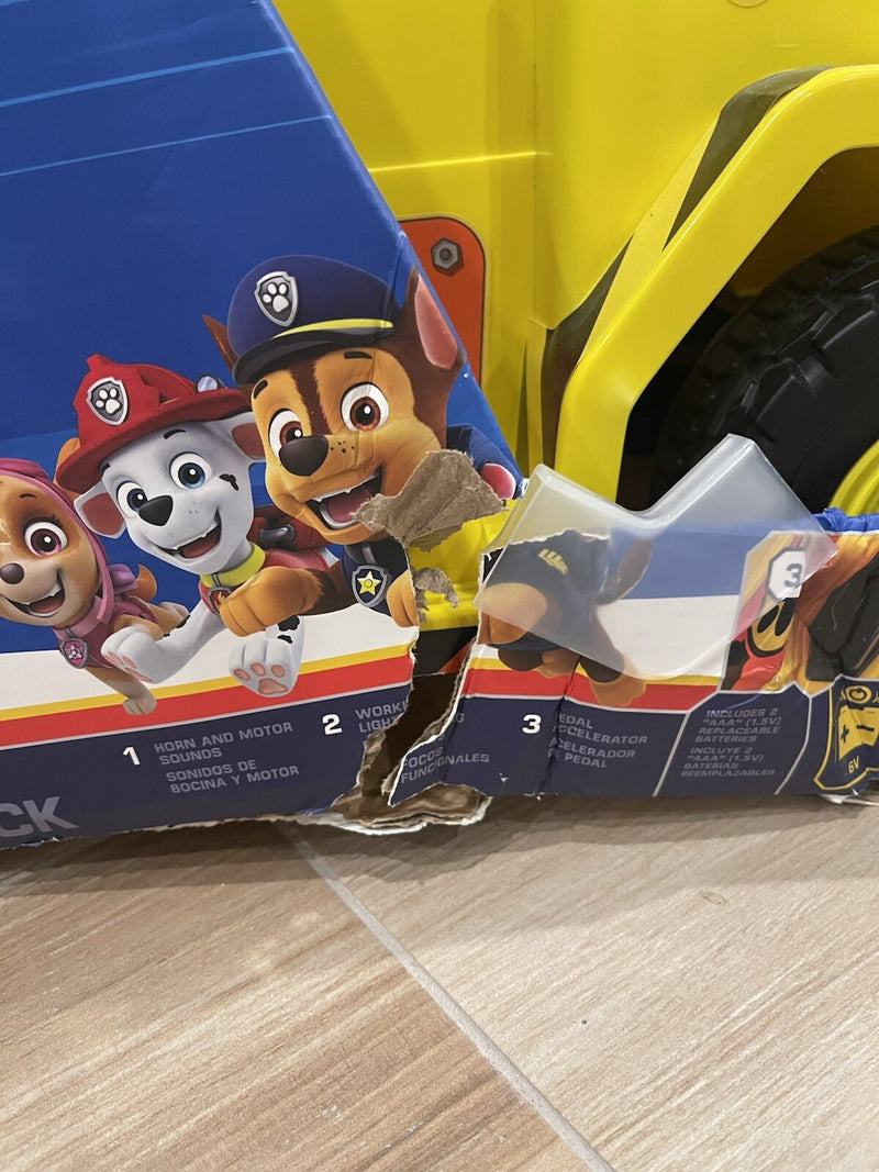 6V Toddler Ride-On Quad Toy Featuring Paw Patrol Rubble Character for Ages 1.5 Years and Up Magic Cars 1