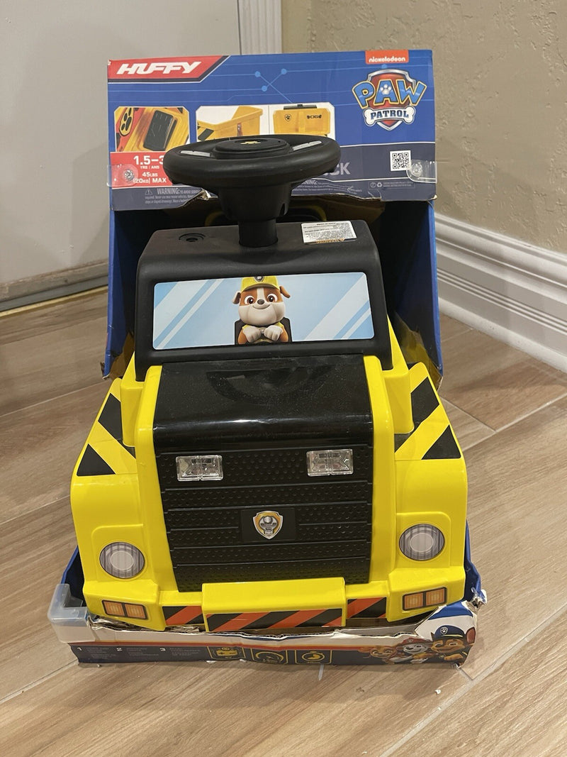 6V Toddler Ride-On Quad Toy Featuring Paw Patrol Rubble Character for Ages 1.5 Years and Up Magic Cars 2