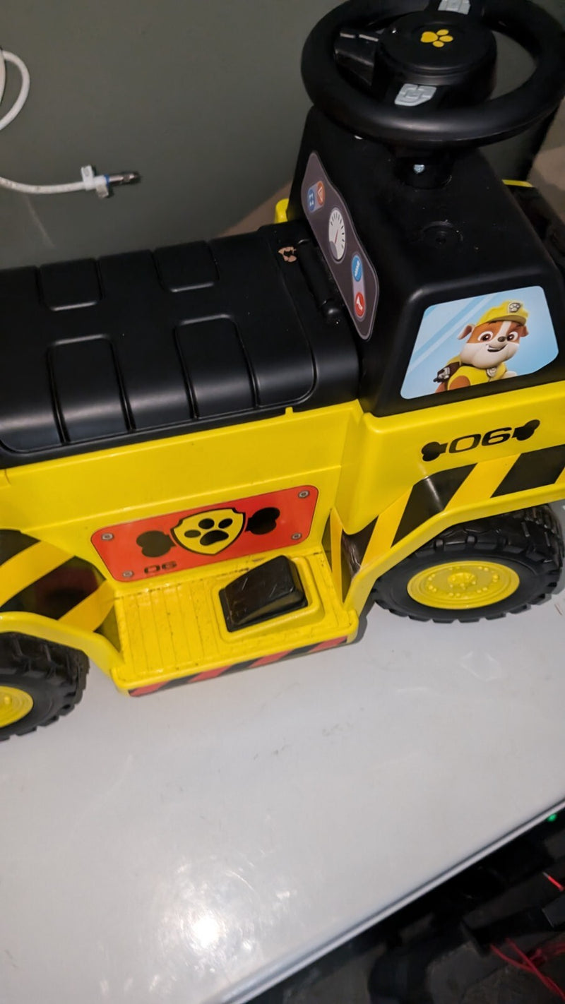 Paw Patrol Rubble 6V Quad Ride-On Toy for Toddlers Ages 1.5 Years and Up Magic Cars 1