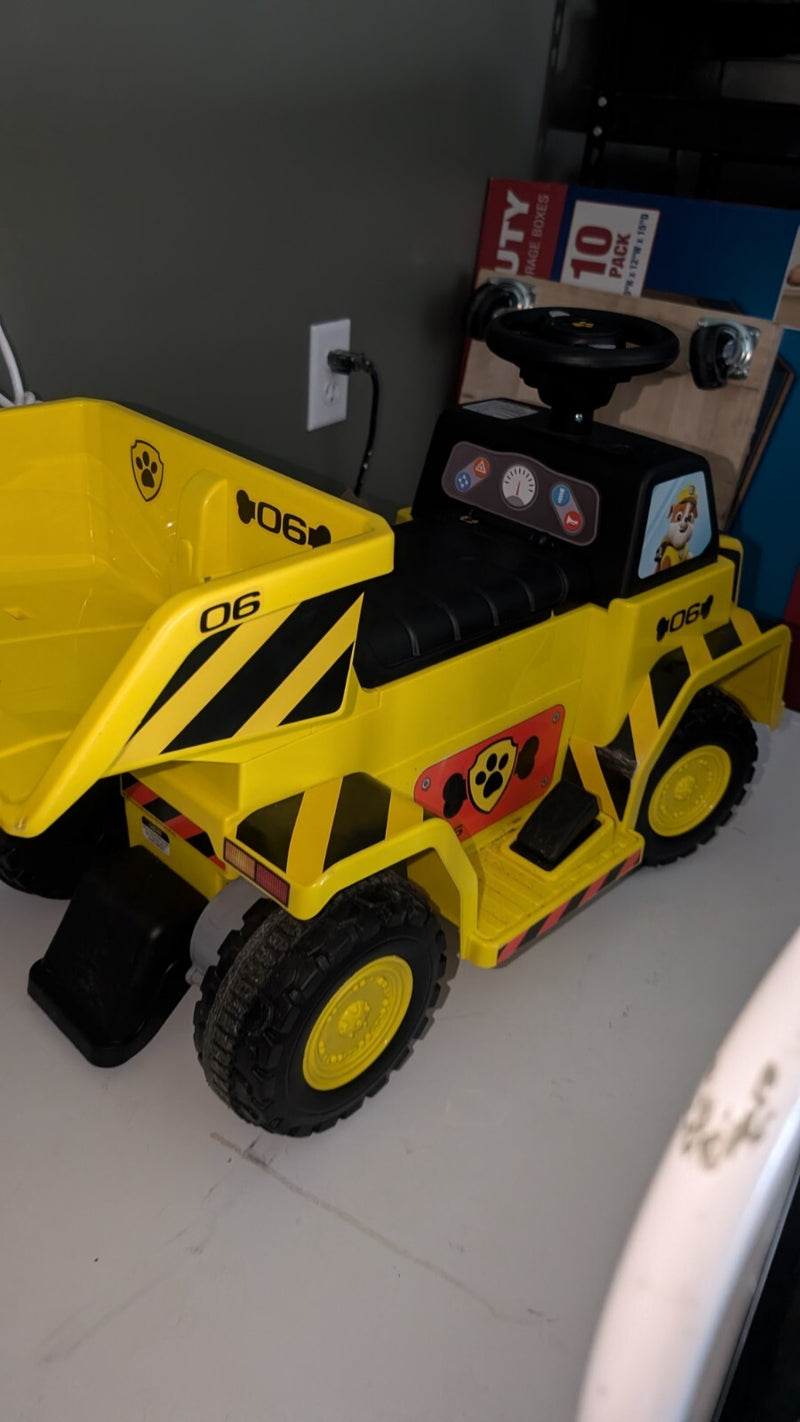 Paw Patrol Rubble 6V Quad Ride-On Toy for Toddlers Ages 1.5 Years and Up Magic Cars 2
