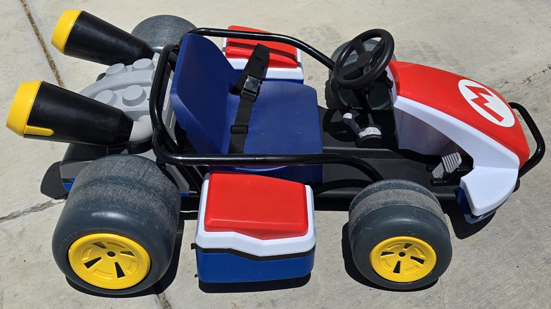 Super Mario Kart Motorized Drift Ride-On Toy 24V with Charger Magic Cars 1