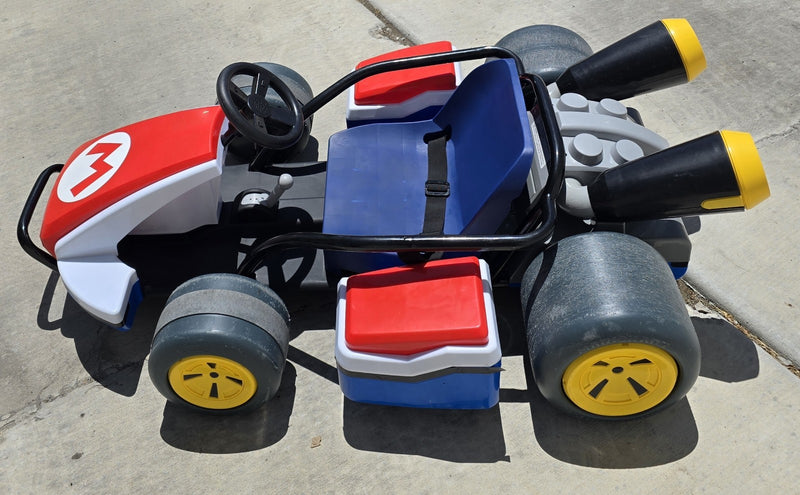 Super Mario Kart Motorized Drift Ride-On Toy 24V with Charger Magic Cars 3