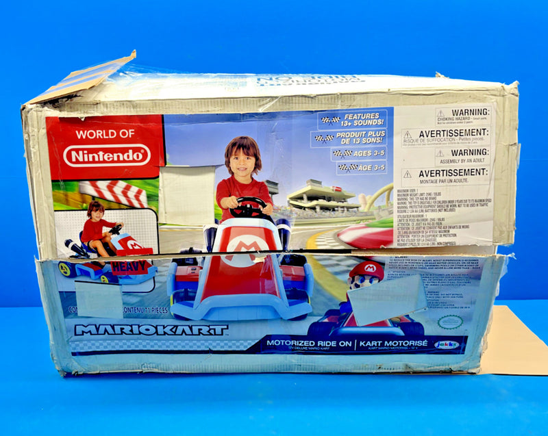 Super Mario Kart 24V Motorized Ride-On Toy Vehicle Magic Cars 2