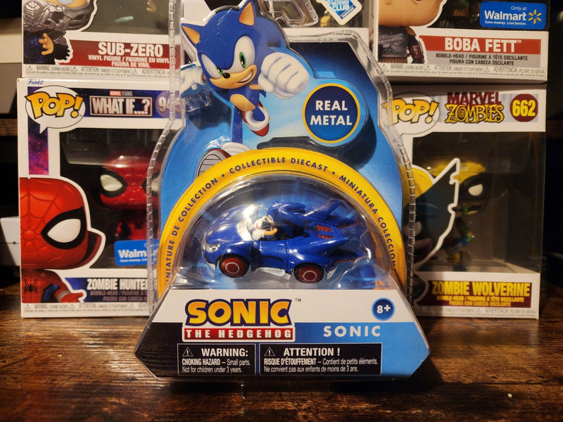 Sonic and Sega All-Stars Racing Diecast Collectible Car Featuring Sonic the Hedgehog Magic Cars 0