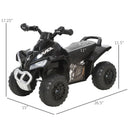 Power Kids Ride-On Push Car with Music and Lights for Ages 1.5-3 Black Magic Cars 1