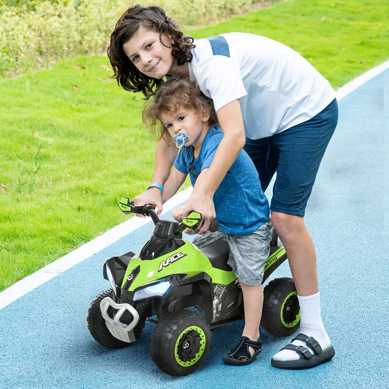Toddler Push Ride-On Car with Music and Lights, Green, Ages 1.5–3 years Magic Cars 1