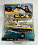 New Bright Vintage Battery-Powered SEA DOO RX Jet Ski with Trailer Magic Cars 7
