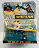 New Bright Vintage Battery-Powered SEA DOO RX Jet Ski with Trailer Magic Cars Variant 0