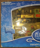 Vintage Rudolph Red Nose Battery Operated Train Set Magic Cars 1