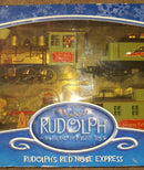 Vintage Rudolph Red Nose Battery Operated Train Set Magic Cars 2