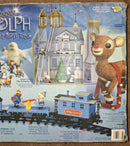 Vintage Rudolph Red Nose Battery Operated Train Set Magic Cars 9