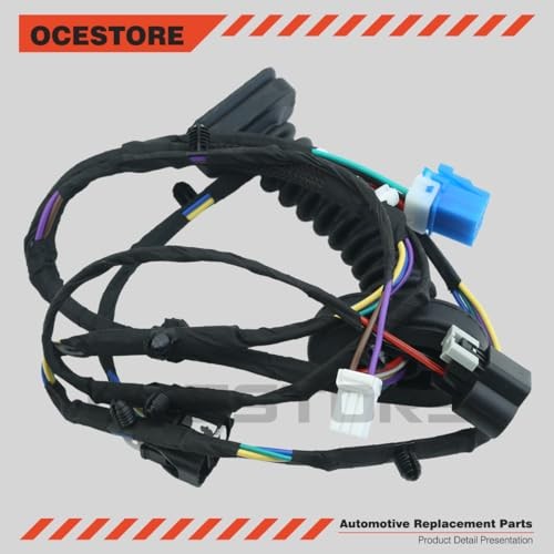 Rear Door Wiring Harness with Connector for RAM 1500 56051931 56051694 Magic Cars 3