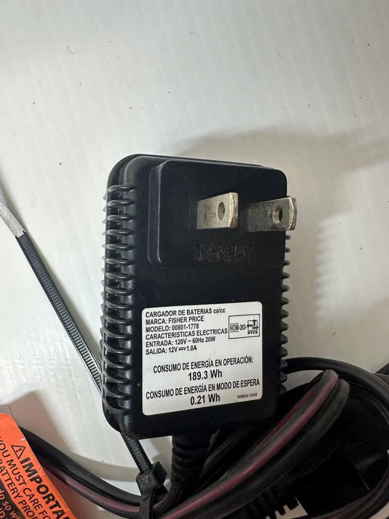 12V Battery Charger for Power Wheels 00801-0638 Replacement Magic Cars 2