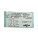 OEM Evap System and E/G Mark Sticker for Genuine Scooters