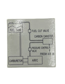OEM Evap System Label for Genuine Scooters