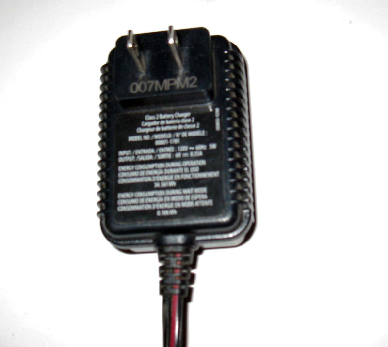 6V Power Wheels Battery and AC Charger Adapter for Ride-On Toys Magic Cars 2