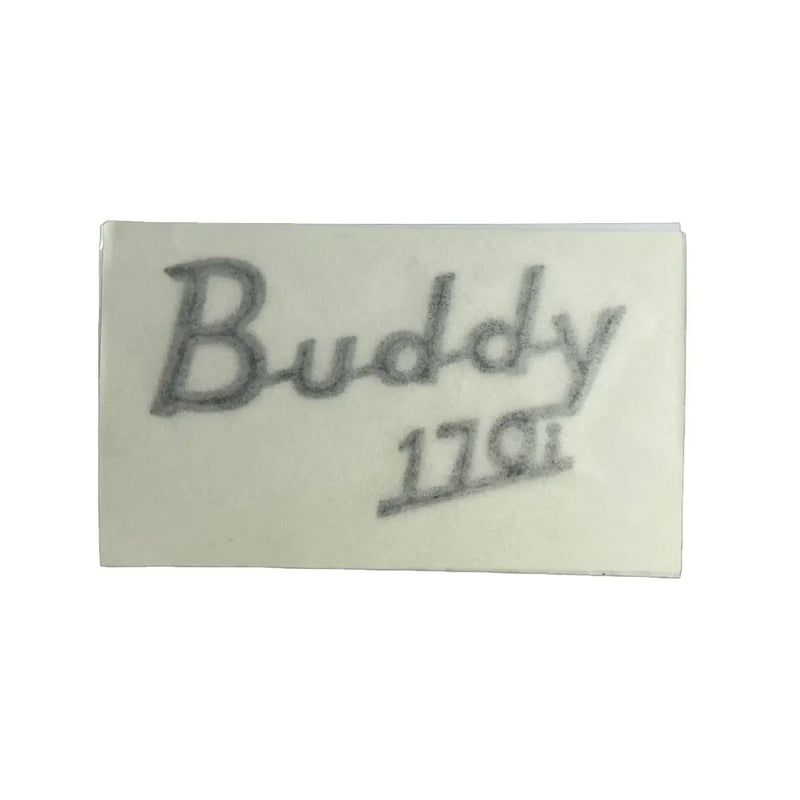 OEM Genuine Buddy 170i Emblem Sticker - Black | Magic Cars