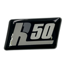 OEM Genuine Roughhouse 50 Front Legshield Logo Badge - 2014+